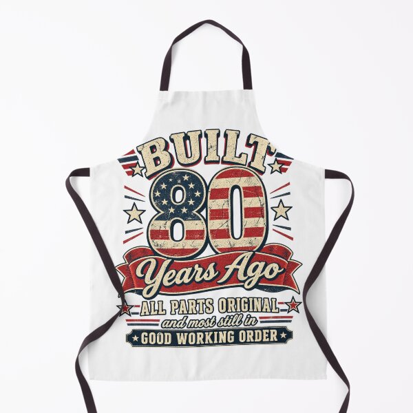 Item preview, Built 80 Years Ago All Parts Original Funny 80th Birthday Design designed and sold by EmmaSchaffer1.