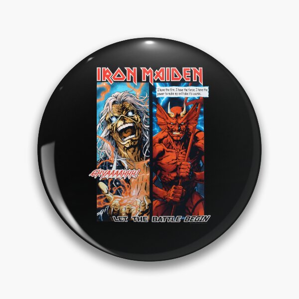 Artikelvorschau, Maiden Eddie vs Demon Battle entworfen und verkauft von IhanVaanMaArt.