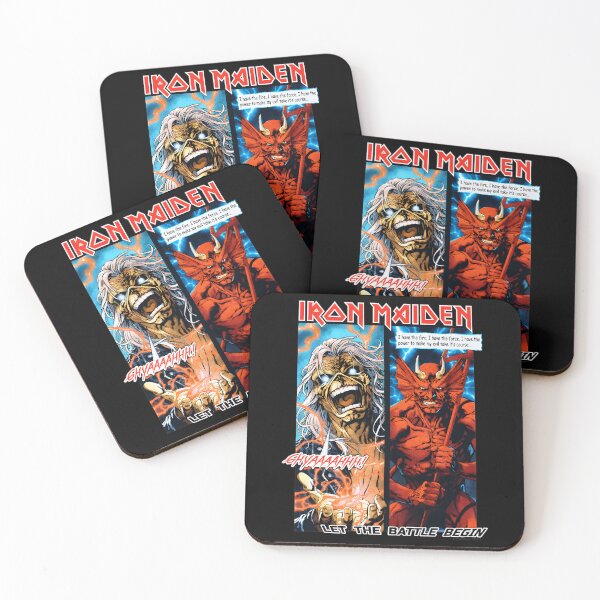 Item preview,  Maiden Eddie vs Demon Battle designed and sold by IhanVaanMaArt.
