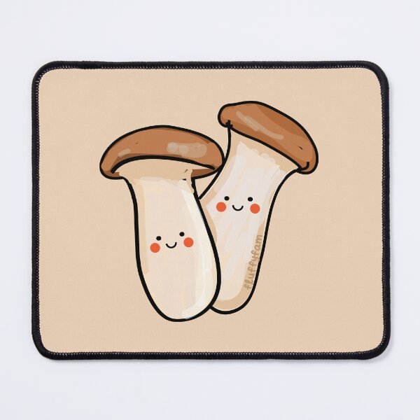 Item preview, King oyster mushroom cute designed and sold by fluffyfamcraft.