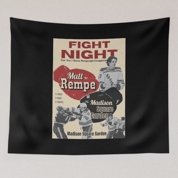 Item preview, Matt Rempe Fight Night Madison Square Garden Vintage Poster designed and sold by CHAREEMAN.