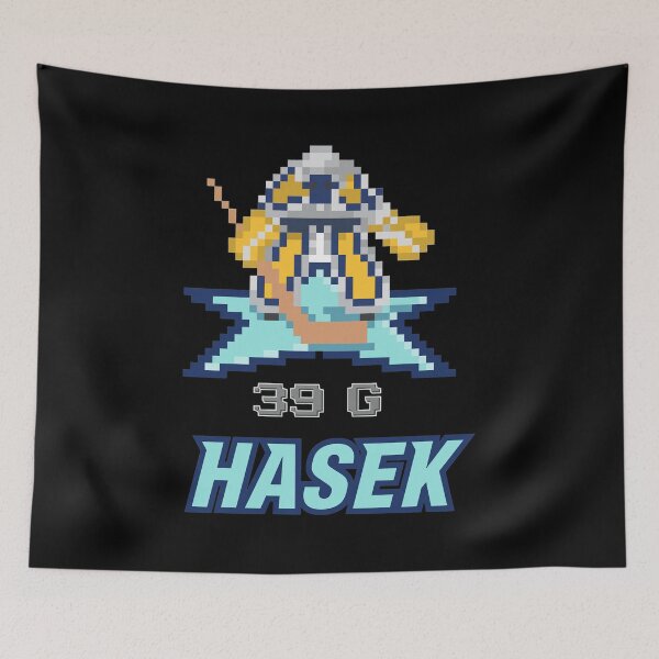 Item preview, Pixel Hašek 39 G Goalie Mask Retro Art designed and sold by CHAREEMAN.
