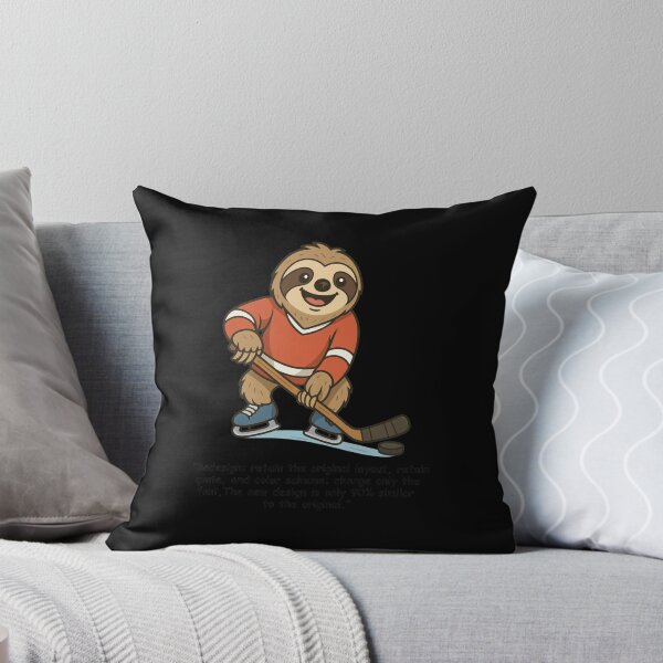 Item preview, Cute Sloth Playing Hockey Cartoon Character designed and sold by CHAREEMAN.