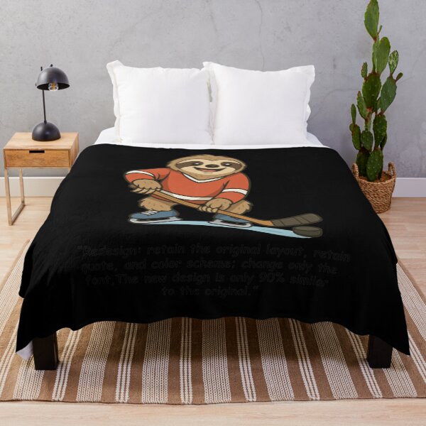 Item preview, Cute Sloth Playing Hockey Cartoon Character designed and sold by CHAREEMAN.
