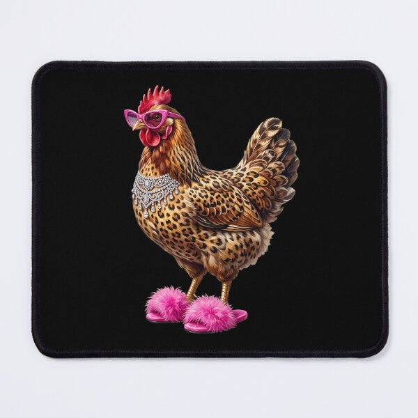 Item preview, Glam Chicken with Pink Sunglasses designed and sold by dudelinart.