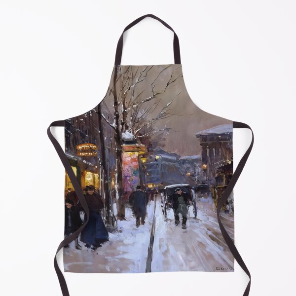 Item preview, boulevard de la madeleine winter 1  by Edouard cortès - Edouard cortès artwork designed and sold by namikikkik.