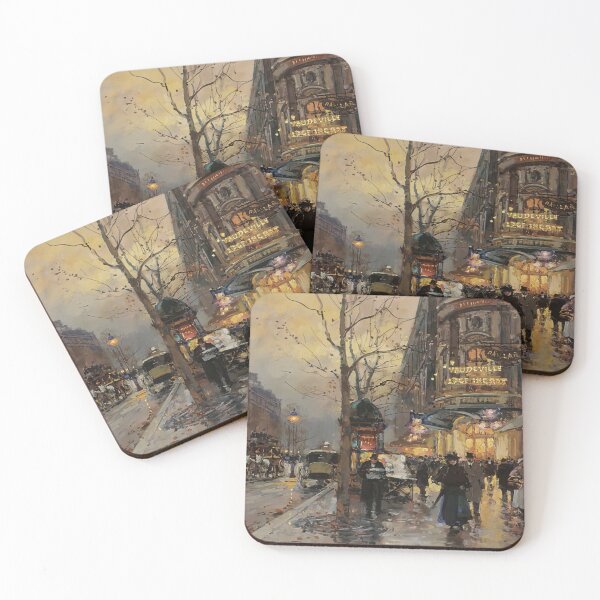 Item preview, boulevard des italians  by Edouard cortès - Edouard cortès artwork designed and sold by namikikkik.
