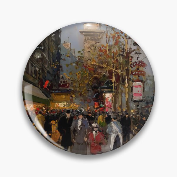 Item preview, boulevard et la porte st denis  by Edouard cortès - Edouard cortès artwork designed and sold by namikikkik.