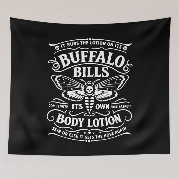 Item preview, Dark Horror Humor Halloween Buffalo Bill Silence Lambs Moth Body Lotion Parody Gift designed and sold by w1ckerman.