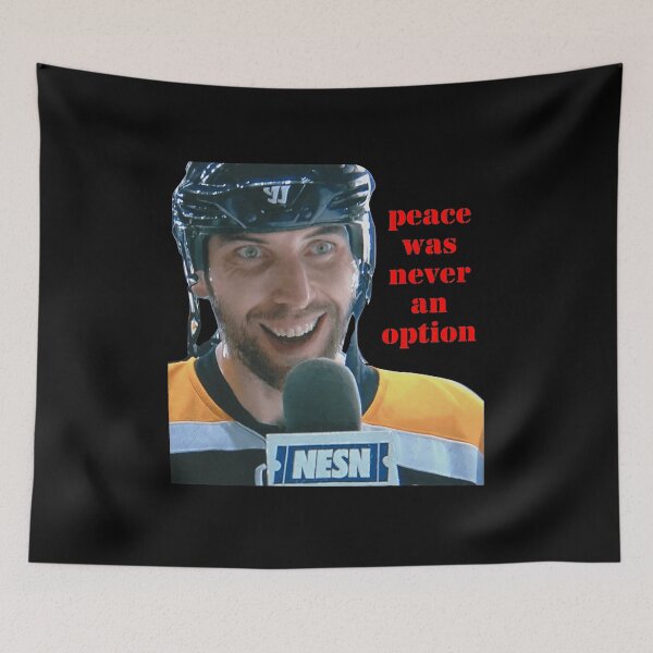 Item preview, Hockey Player Peace Was Never An Option NESN Meme designed and sold by CHAREEMAN.