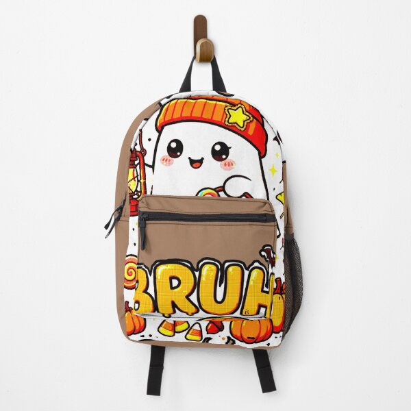Item preview, Bruh Ghost Kawaii Halloween T-Shirt Hat Autumn Pumpkin Candy designed and sold by AstronautMerch.
