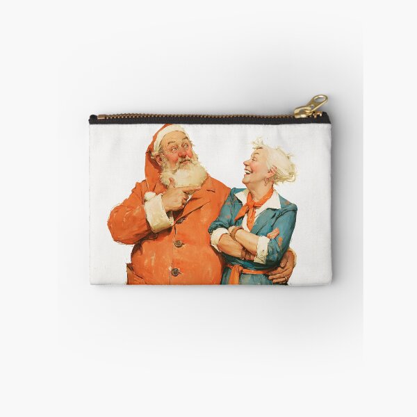 Item preview, Santa and Mrs. Claus Sharing a Laugh designed and sold by junkydotcom.
