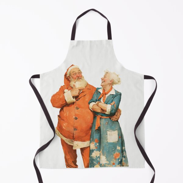 Item preview, Santa and Mrs. Claus Sharing a Laugh designed and sold by junkydotcom.