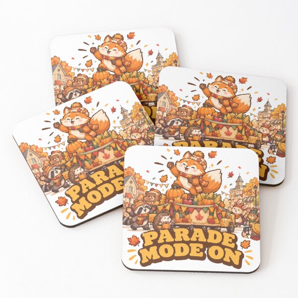 Item preview, Parade Mode On Cute Thanksgiving Autumn Animal Float Festival designed and sold by ianm1028.