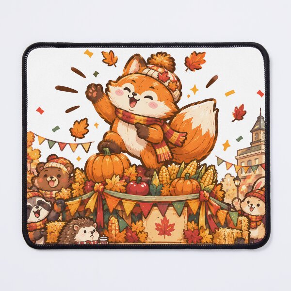 Item preview, Parade Mode On Cute Thanksgiving Autumn Animal Float Festival designed and sold by ianm1028.