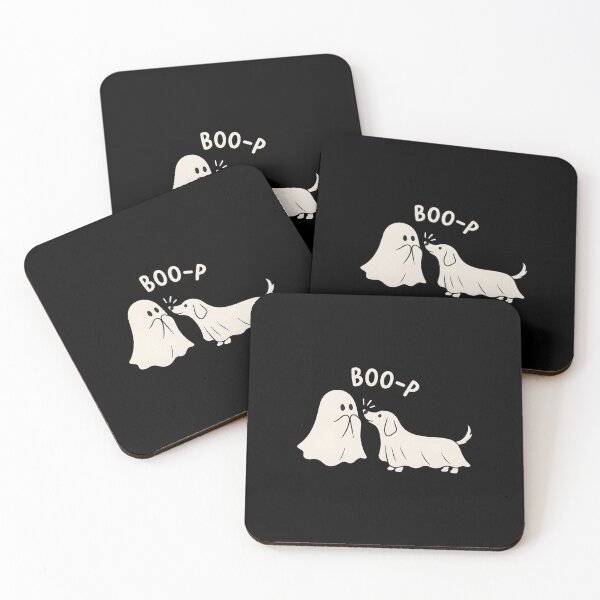 Item preview, Cute Dachshund Ghost Boo-p Halloween Design designed and sold by OlyvieArt.