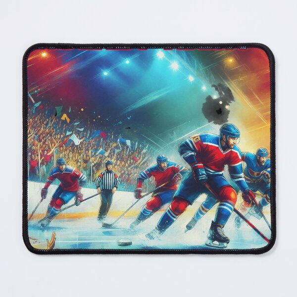 Item preview, Hockey Game Action Arena Spectators Artwork designed and sold by CHAREEMAN.