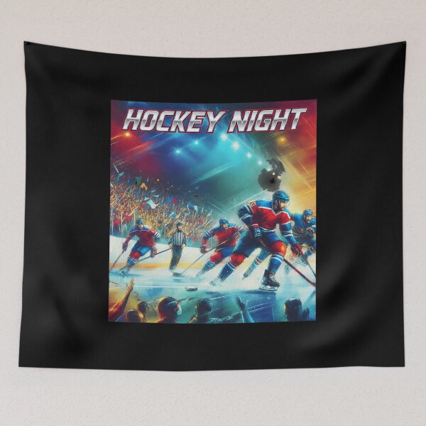 Item preview, Hockey Game Action Arena Spectators Artwork designed and sold by CHAREEMAN.