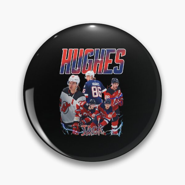 Item preview, Jack Hughes Hockey Star Collage Art Design designed and sold by CHAREEMAN.