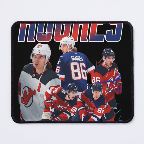 Item preview, Jack Hughes Hockey Star Collage Art Design designed and sold by CHAREEMAN.