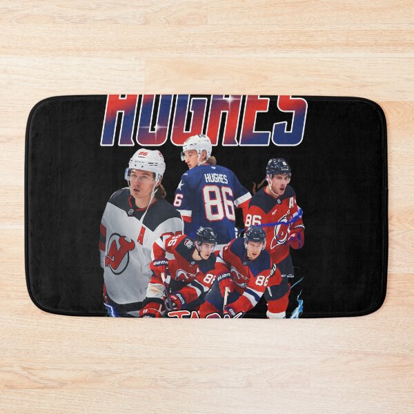 Item preview, Jack Hughes Hockey Star Collage Art Design designed and sold by CHAREEMAN.