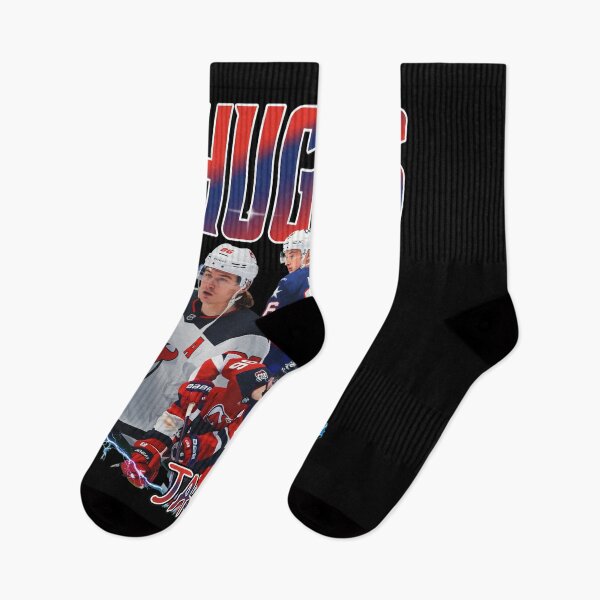Item preview, Jack Hughes Hockey Star Collage Art Design designed and sold by CHAREEMAN.