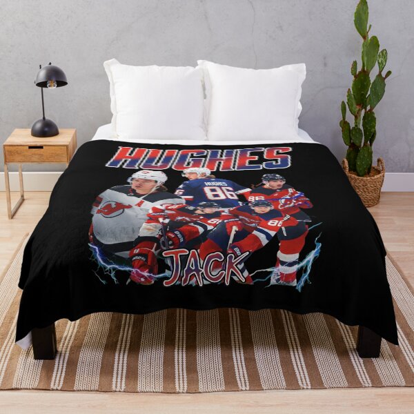 Item preview, Jack Hughes Hockey Star Collage Art Design designed and sold by CHAREEMAN.