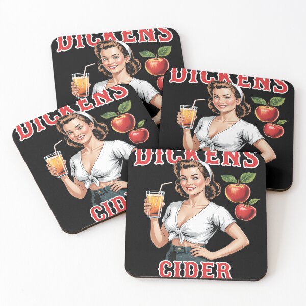 Item preview, Vintage Cider Girl Retro Apple Drink Art designed and sold by CHAREEMAN.