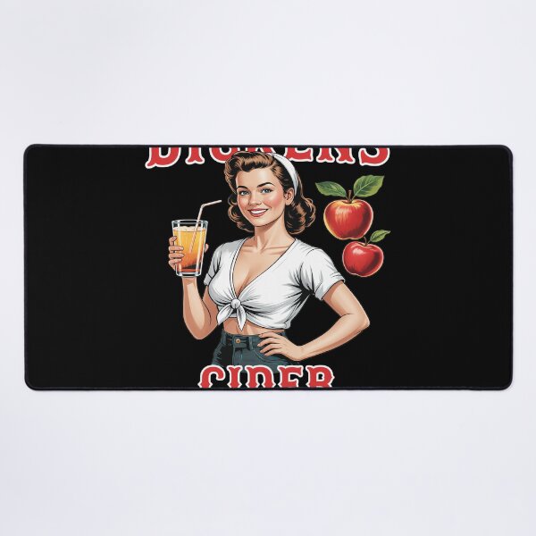 Item preview, Vintage Cider Girl Retro Apple Drink Art designed and sold by CHAREEMAN.