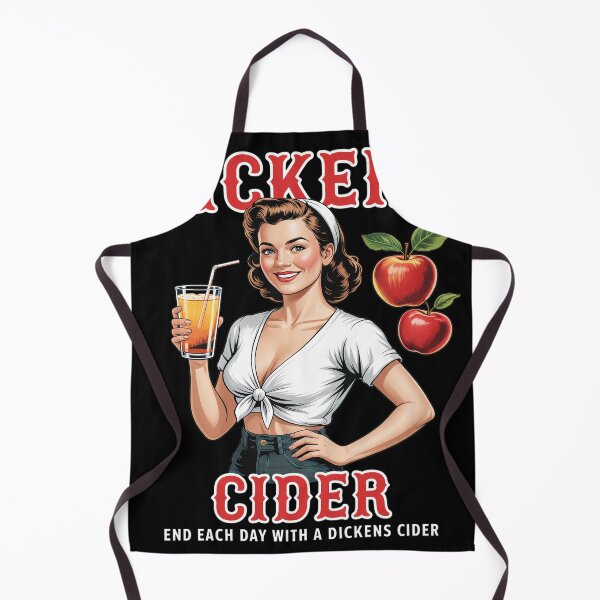 Item preview, Vintage Cider Girl Retro Apple Drink Art designed and sold by CHAREEMAN.