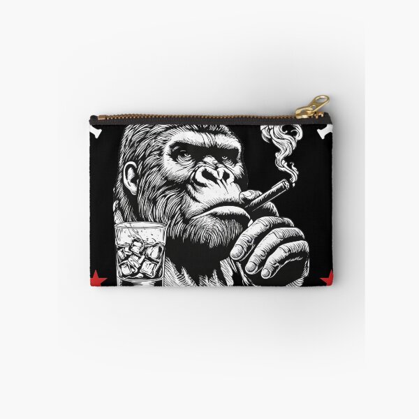 Item preview, Whiskey Cigar Gorilla "Maybe 3 People" Design designed and sold by CHAREEMAN.