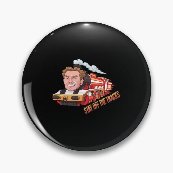 Item preview, Head Locomotive "Stay Off The Tracks" Caricature designed and sold by CHAREEMAN.