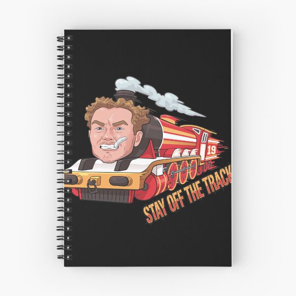 Item preview, Head Locomotive "Stay Off The Tracks" Caricature designed and sold by CHAREEMAN.