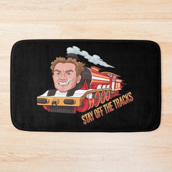 Item preview, Head Locomotive "Stay Off The Tracks" Caricature designed and sold by CHAREEMAN.