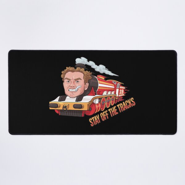 Item preview, Head Locomotive "Stay Off The Tracks" Caricature designed and sold by CHAREEMAN.
