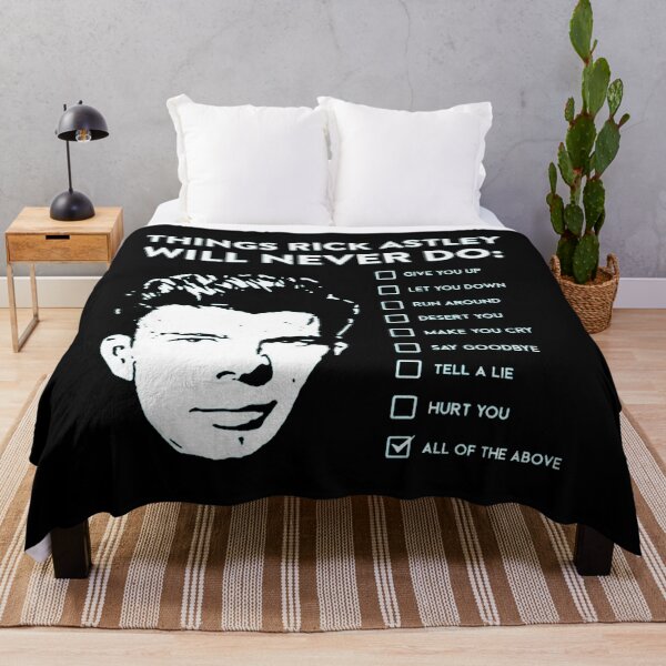 Item preview, Things Rick Astley Will Never Do designed and sold by JORDANWANKWO.