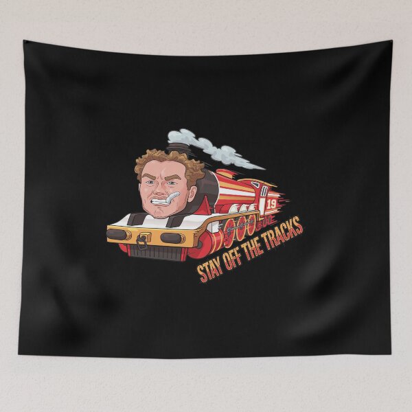 Item preview, Head Locomotive "Stay Off The Tracks" Caricature designed and sold by CHAREEMAN.