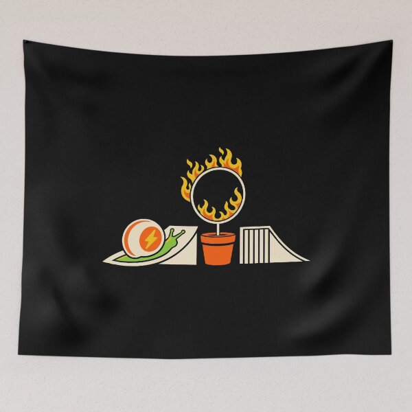 Item preview, Daredevil Snail Flaming Hoop Extreme Stunt Gift designed and sold by w1ckerman.