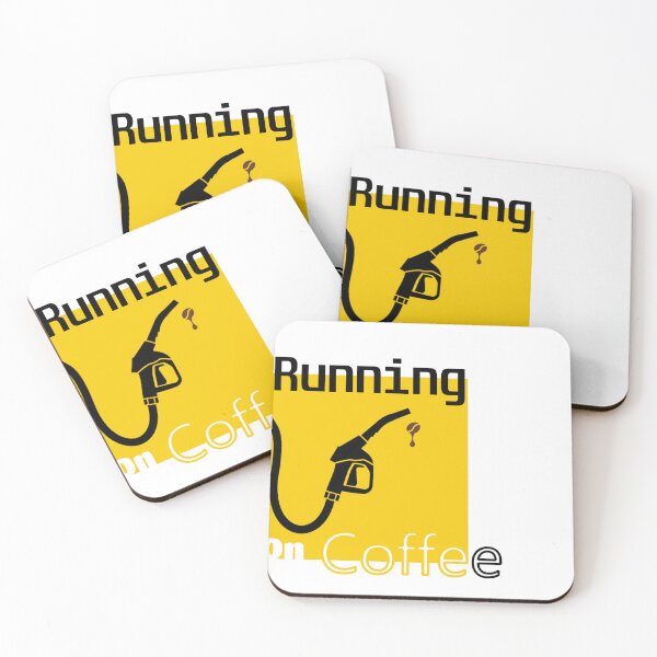 Item preview, Running On Coffee Funny Coffee Quote | Caffeine Humor designed and sold by Shadryx.