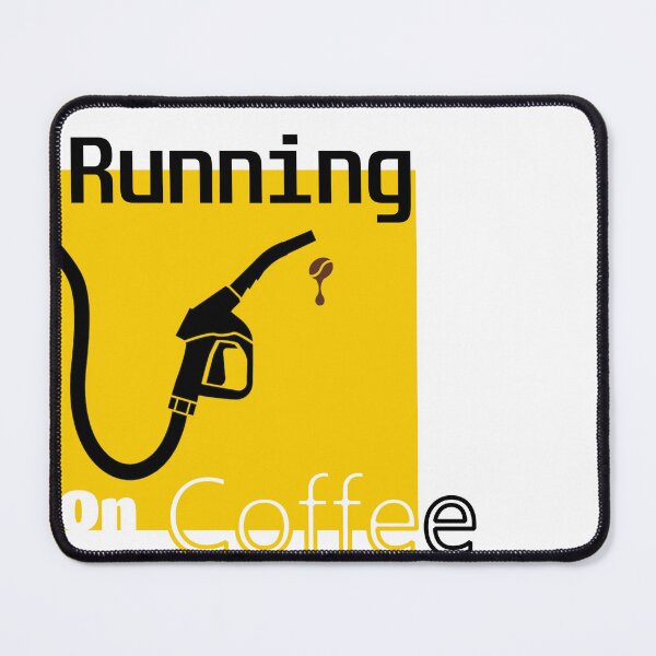 Item preview, Running On Coffee Funny Coffee Quote | Caffeine Humor designed and sold by Shadryx.