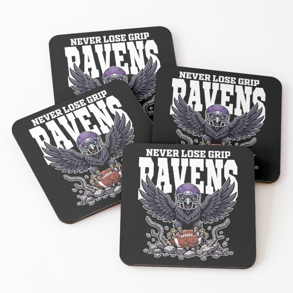 Item preview, RAVENS NEVER LOSE GRIP - BAL RAVENS designed and sold by KEF Custom.