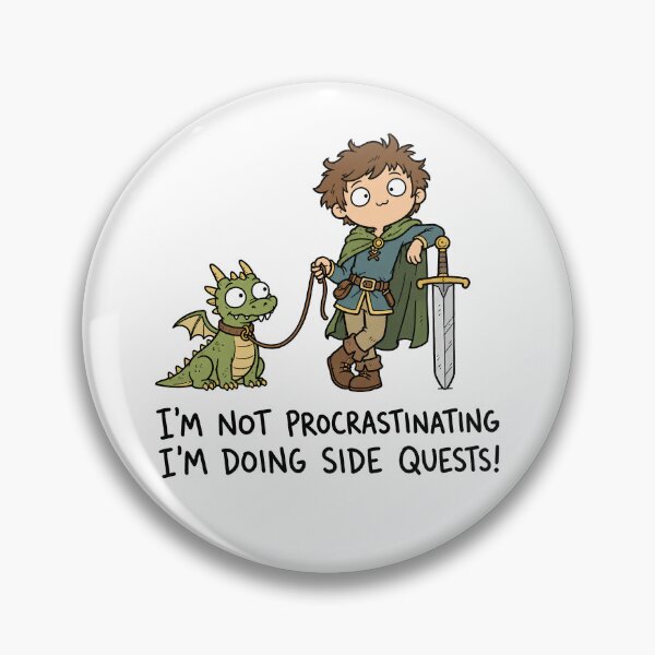 Item preview, I’m Not Procrastinating I’m Doing Side Quests designed and sold by ShirtWreck.