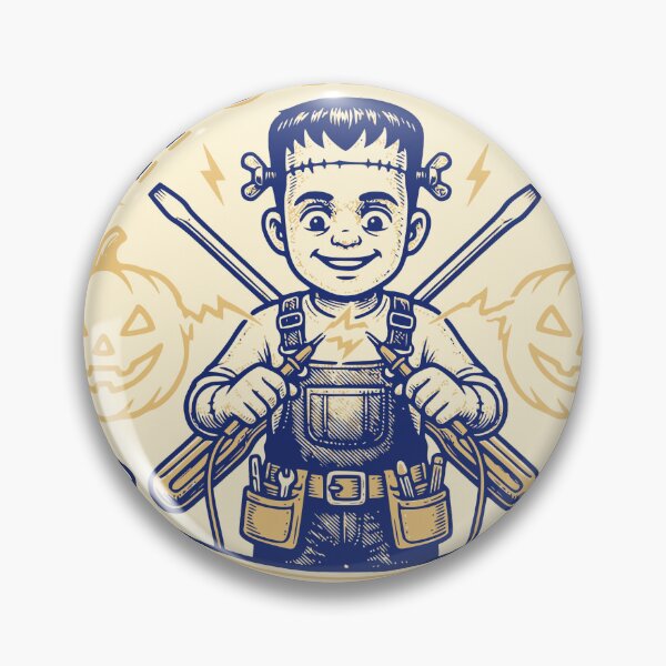 Item preview, Its Alive Electrician Frankenstein Spooky Tradesman designed and sold by 89shirts.