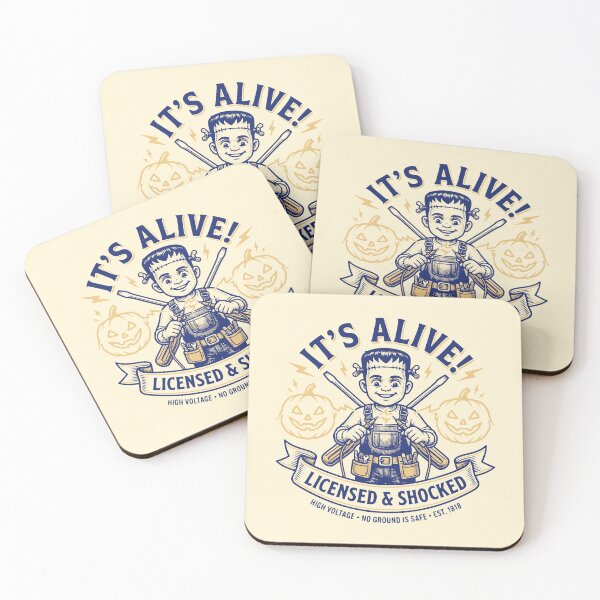 Item preview, Its Alive Electrician Frankenstein Spooky Tradesman designed and sold by 89shirts.