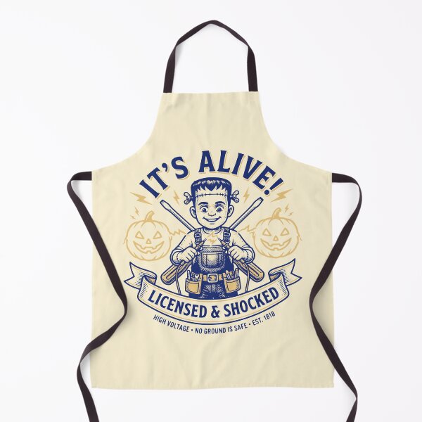 Item preview, Its Alive Electrician Frankenstein Spooky Tradesman designed and sold by 89shirts.