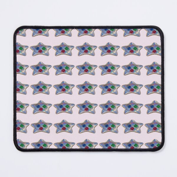Item preview, Luxury Iridescent Starfish Gemstone Plate - Elegant Crystals and Pearls Art designed and sold by Breezes-of-Ida.