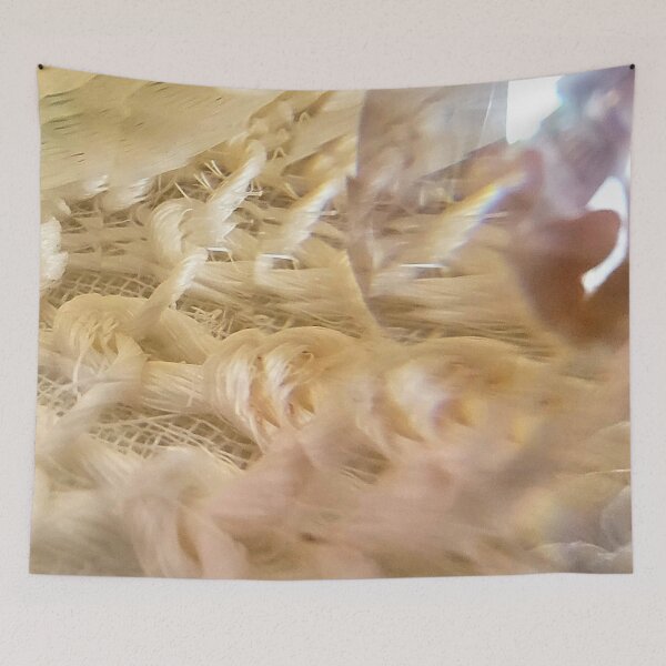 Item preview, Simple Life: Cream Burlap & Woven Straw Texture designed and sold by ElionSolis.