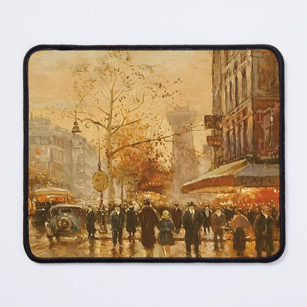Item preview, caf de la paix paris by Edouard cortès - Edouard cortès artwork designed and sold by namikikkik.