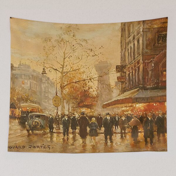 Item preview,  caf de la paix paris  by Edouard cortès - Edouard cortès artwork designed and sold by namikikkik.