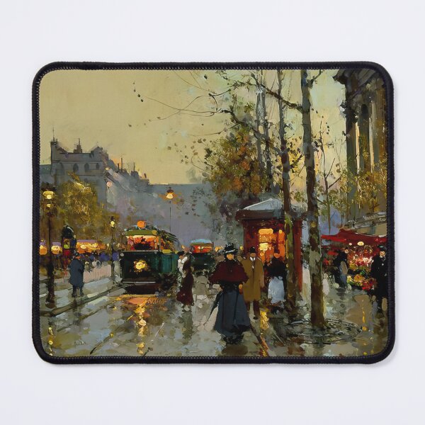 Item preview, flower market at la madeleine 3 by Edouard cortès - Edouard cortès artwork designed and sold by namikikkik.